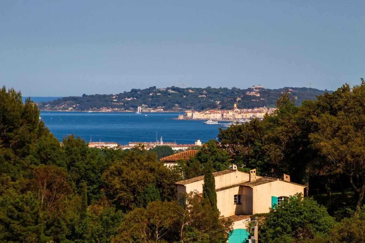 Bed and Breakfast Le Mas Saint Michel Grimaud Exterior foto