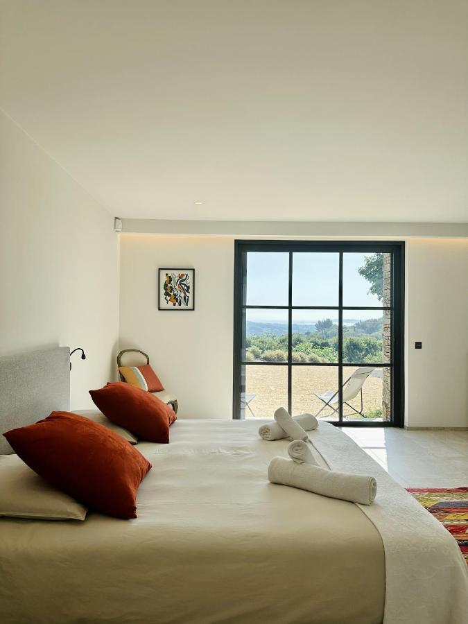 Bed and Breakfast Le Mas Saint Michel Grimaud Exterior foto