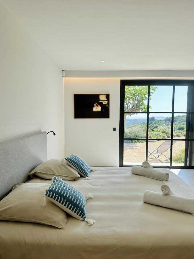 Bed and Breakfast Le Mas Saint Michel Grimaud Exterior foto